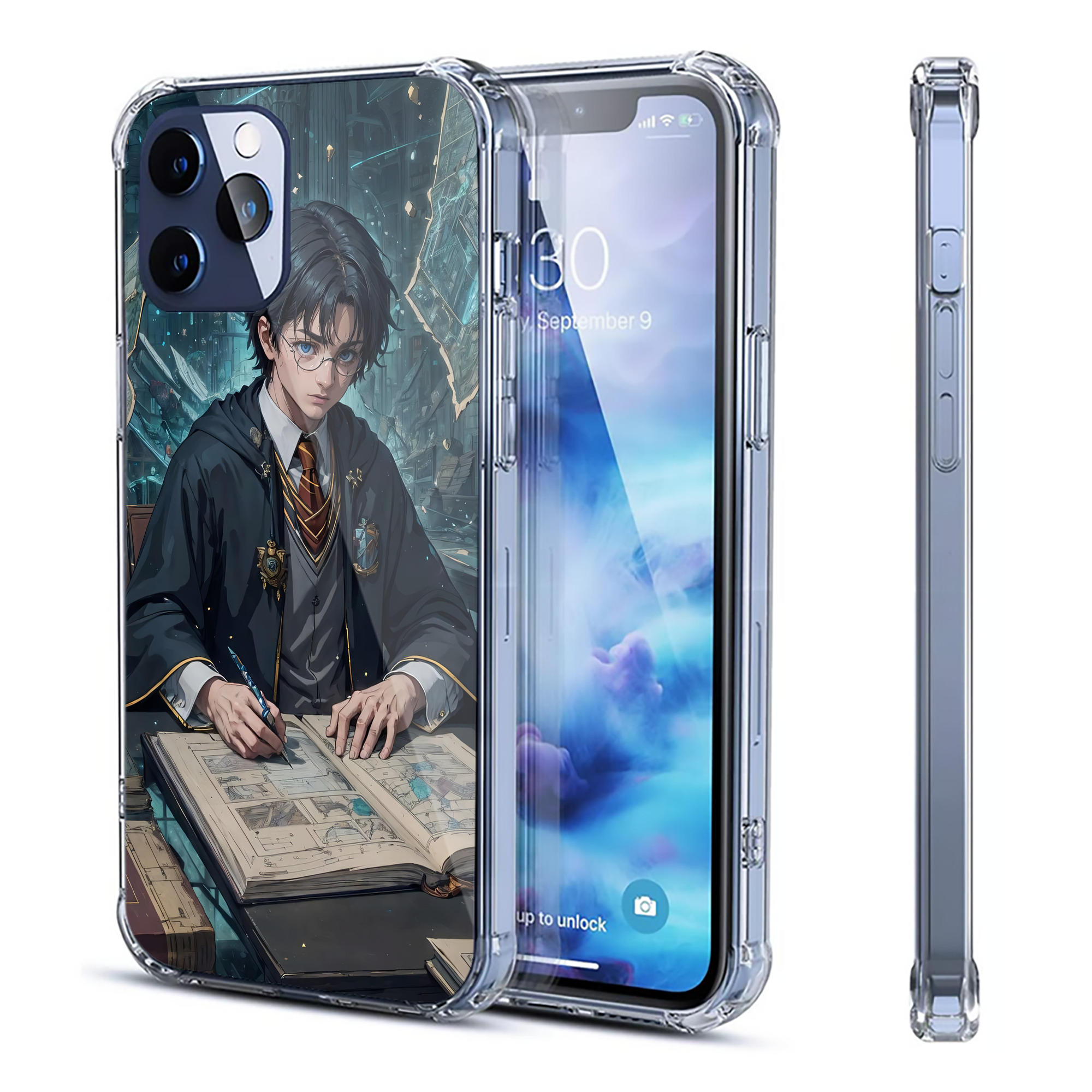 （画像用） Harry Potter ハリー・ポッターシリーズ 【iPhone 12シリーズ対応】透明スマホケース（クリアソフトケース）